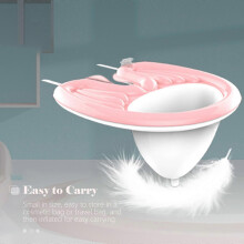 Inflatable Shampoo Trays with Tube Inflator Pump Mobile Hair Washing Basin No Spills Wash Hair In Bed Hair for Elderly Disabled Pregnant Injured