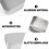 2 Aluminium Soap Dishes with Draining Rack,Moisture- 4
