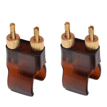 2pcs Professional Erhu String Adjusters, Brass Fine Tuners for Precise Erhu Tuning, Music Instrumen