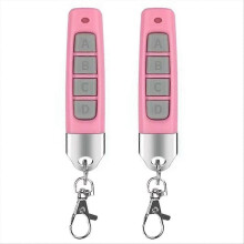 2pcs 433MHz Remote Control Compact Wireless Duplicator for Garage Doors Gates Systems Universal Com