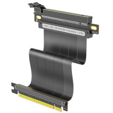 Cavo di estensione PCIE 4.0, nero 16x Cavo riser GPU ad alta velocità schermato compatibile con scheda