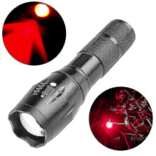 670nm Red Light Therapy Flashlight for Macular Degeneration & Eye Health - Zoomable LED Torch for Vision Improvement