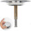 Adjustable 70mm Double Seal Brass Chrome Universal Sink Drain Stopper 1