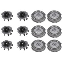 6 Pack SH50 Replacement Heads for Norelco Series 5000 Shavers, S5000 S5420 S5380 S5351 MultiPrecision Blades