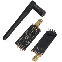 NRF24L01+PA+ 1100-Meter Long-Range Wireless Pass-Through Module, Transmitter, Receiver, and Antenna