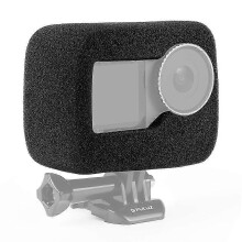 PULUZ PU987B Foam Wind Muff for Osmo Action 4/3, Wind Noise Reduction, Scratch Resistant Cover