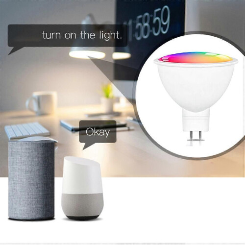 Έξυπνη λάμπα TUYA WIFI MR16/GU5.3 Προβολέας φωτισμού ντουλαπιού 12V R 2