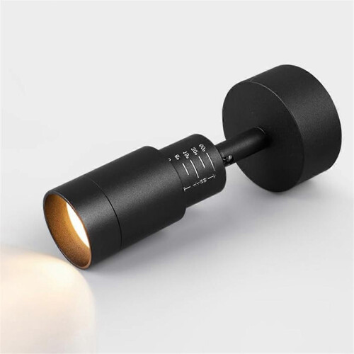 LED Spotlight Zoom με ρυθμιζόμενη γωνία δέσμης 3-60 μοιρών, μίνι μικρό φωτιστικό οροφής 2