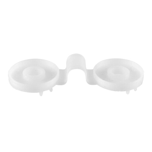 100PCS Shade Net Clips Net Hooks Shade Cloth Fix Clamp Grommet White 2