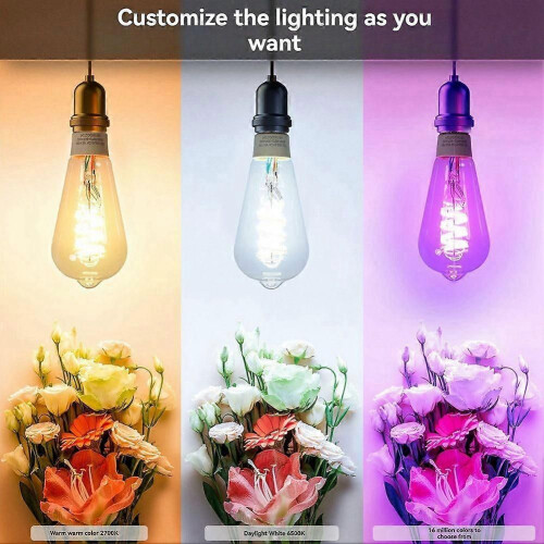 Λαμπτήρες LED Tuya Smart WiFi RGB 16 εκατομμύρια χρώματα, με δυνατό 1