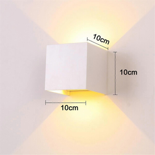 LED 10W Εξωτερικό Αδιάβροχο Φωτιστικό Τοίχου Βεράντας Κήπου 10W 2