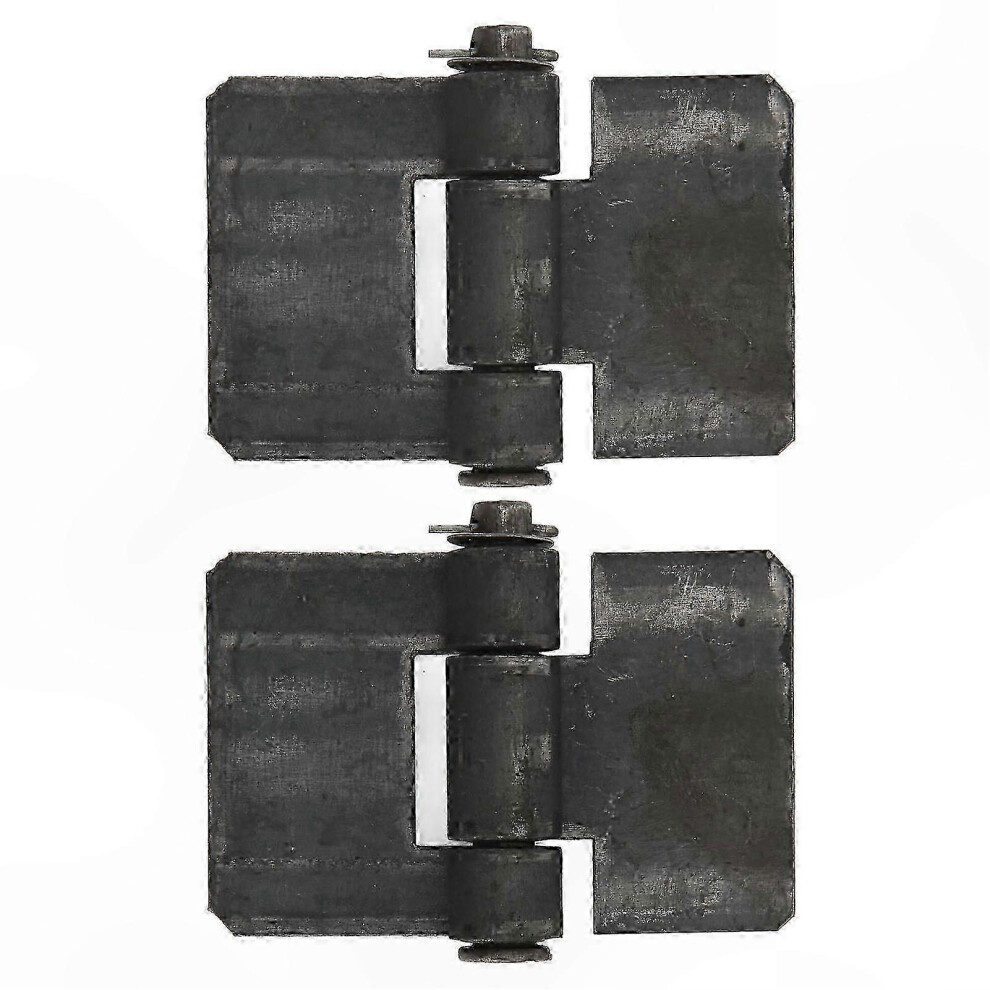 2 Pack Heavy-Duty Weld-On Hinges, 106X75x5mm Stainless Steel Door Hinges For Trailers And Gates 9409192914941