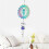 Owl Gradient Color Wind Spinner Sculpture 3D Wind Chimes 2