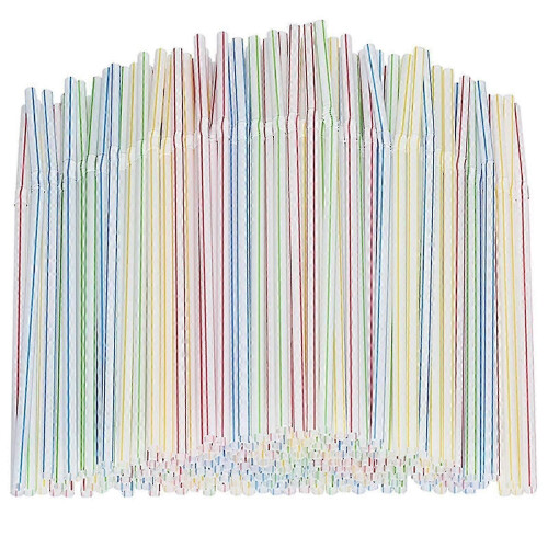 600 PCS Επαναχρησιμοποιούμενα Εύκαμπτα Καλαμάκια Ποτού,