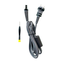 Replacement Curling Iron Cable for HS01/HS05 Hair Styler Hair Cord AC Charger Cable with Screwdrive