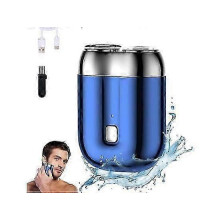 2025 Men's Electric Razor, Rechargeable Waterproof Mini Shaver, Compact Double Head Shaving Machine for Men