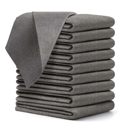 10PCS Thickened Magic Cleaning Cloths for Glass, Microfiber Cleaning Cloth, Microfiber Rag for Windo 1