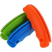 Maniglia ergonomica per la spesa con silicone morbido al tatto, compatibile con un facile trasporto