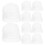 20 τεμάχια καπέλα σεφ μιας χρήσης Unisex ελαφριά αναπνεύσιμα 1