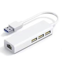 Κάρτα δικτύου LAN USB RJ45 4 σε 1, προσαρμογέας διανομέα κάρτα