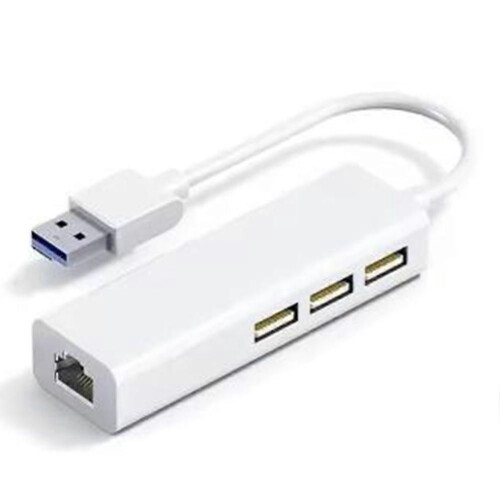 Κάρτα δικτύου LAN USB RJ45 4 σε 1, προσαρμογέας διανομέα κάρτα