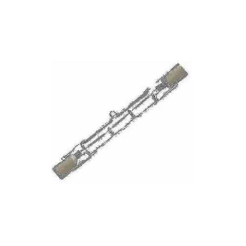 Συσκευασία 10 λαμπτήρων αλογόνου 230W 230V R7s 118mm με ρυθμιζόμε 1