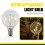 20 Pcs G40 LED Replacement Bulbs E12 Screw Base Shatterproof Globe Lights for Solar String 4