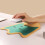 Gaming Mouse Pad With Silicone Wrist Support Cartoon-Gray 5