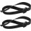 2-Pack Adjustable Rowing Machine Foot Straps, Replacement Fitness Straps for Rowing Machines 1