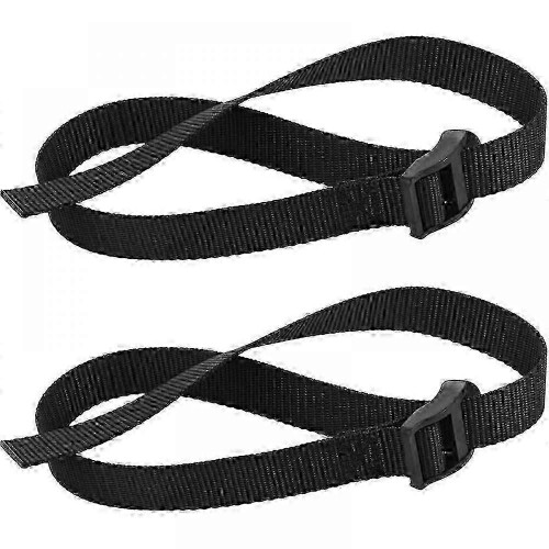 2-Pack Adjustable Rowing Machine Foot Straps, Replacement Fitness Straps for Rowing Machines