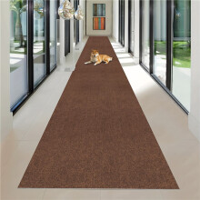 (Brown-1, 90*1200cm/35.43*427.44inch) runner rugs Non-slip, Hallway Mat Rugs, Hallway Celebration Exhibit Opening Rugs, Rugs Stage Rugs