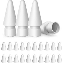 4-Pack Pencil 1 & 2 Replacement Tips, Compatible with Pencil 1st and 2nd Generation Nibs, Spare Nibs for Drawing and Writing