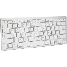 Wireless German Keyboard, Universal Silent Slim Bluetooth Keyboard for iOS, Portable Computer Keyboard