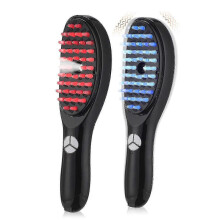 Ultimativer Vibrations-Kopfhautmassager mit Lichttherapie für schnelles Haarwachstum (Kammbürste)