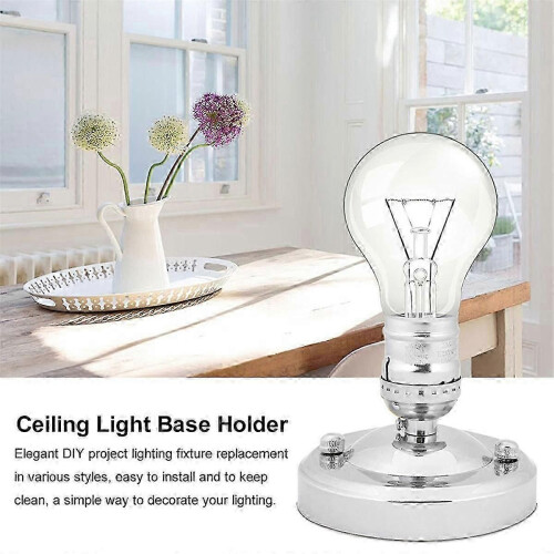 Vintage Industrial Wall Light Base Holder E26/E27 for Ceiling & Pendant Lighting 1