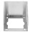 Cubierta impermeable para enchufes exteriores, protector de interruptor y enchufe de acero inoxidable 3