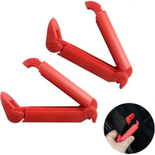 2er-Pack rote Auto-Sicherheitsgurtclips – rutschfeste Gurtclips für sicheren Halt