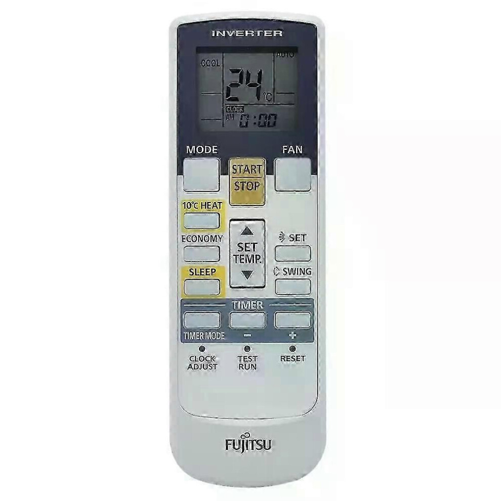 Remote Control For Fujitsu General Air Conditioner-Compatible With Ar-Rah1e And Ar-Rah2e Models 9409192920966