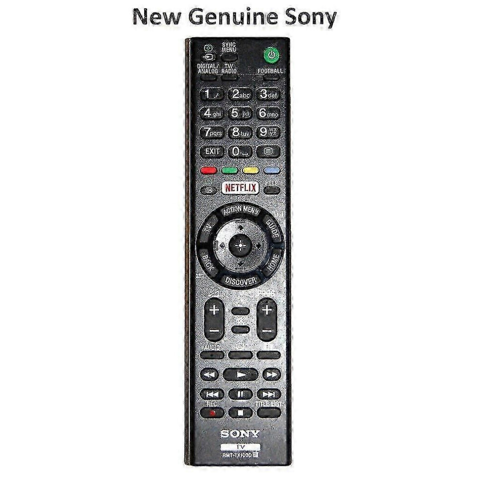 Rmt-Tx100d Remote Control For Kd-65S8505c, Kd-65S8005c, Yalo Lcd Tv Replacement 9409192921093