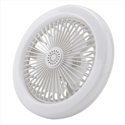 E27 Ceiling Fan with Lights,Enclosed Low Fan Light(White) 2