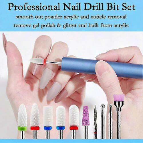 Cone-Shaped Nail Drill Bits for Cuticle Care and Nail Maintenance 1