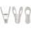 Closet Organizer Hangers with Clips for Pants Storage 3