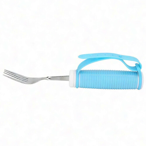 Elderly Eating Aid with Rotating Stainless Steel Fork 1