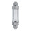 Aquarium CO2 Bubble Counter Double Head 8.2x2cm Silver CO2 Regulator Tool 2