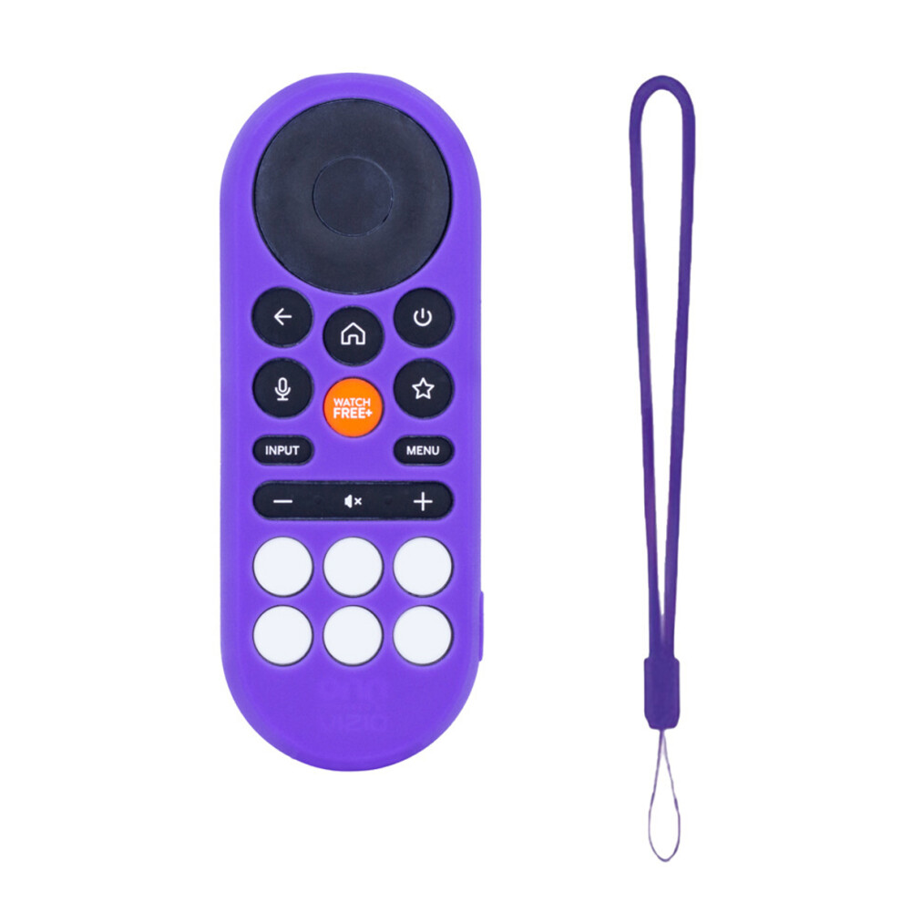 Silicone Cover With Lanyard For Xrt281 Voice Remote-Pu Rple 7704001109795