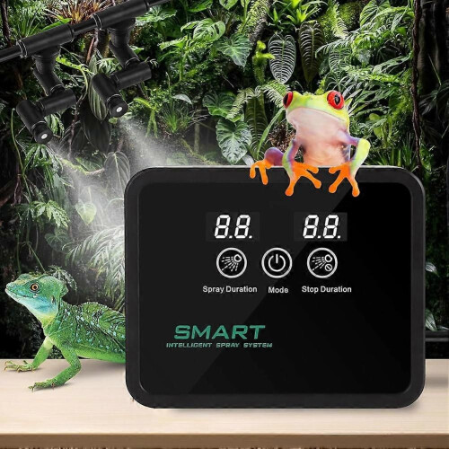 Nebulizzatore intelligente per rettili, umidificatore automatico con timer, compatibile con terrari 2