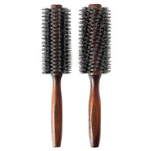 Boar Bristle Hair Brush Set for Detangling, Straightening, and Curling - Natural Hair Care