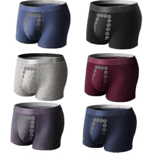 Magnetisk EFT-energifältsterapi Herrunderkläder (6-pack) - EMF-skydd och läkning