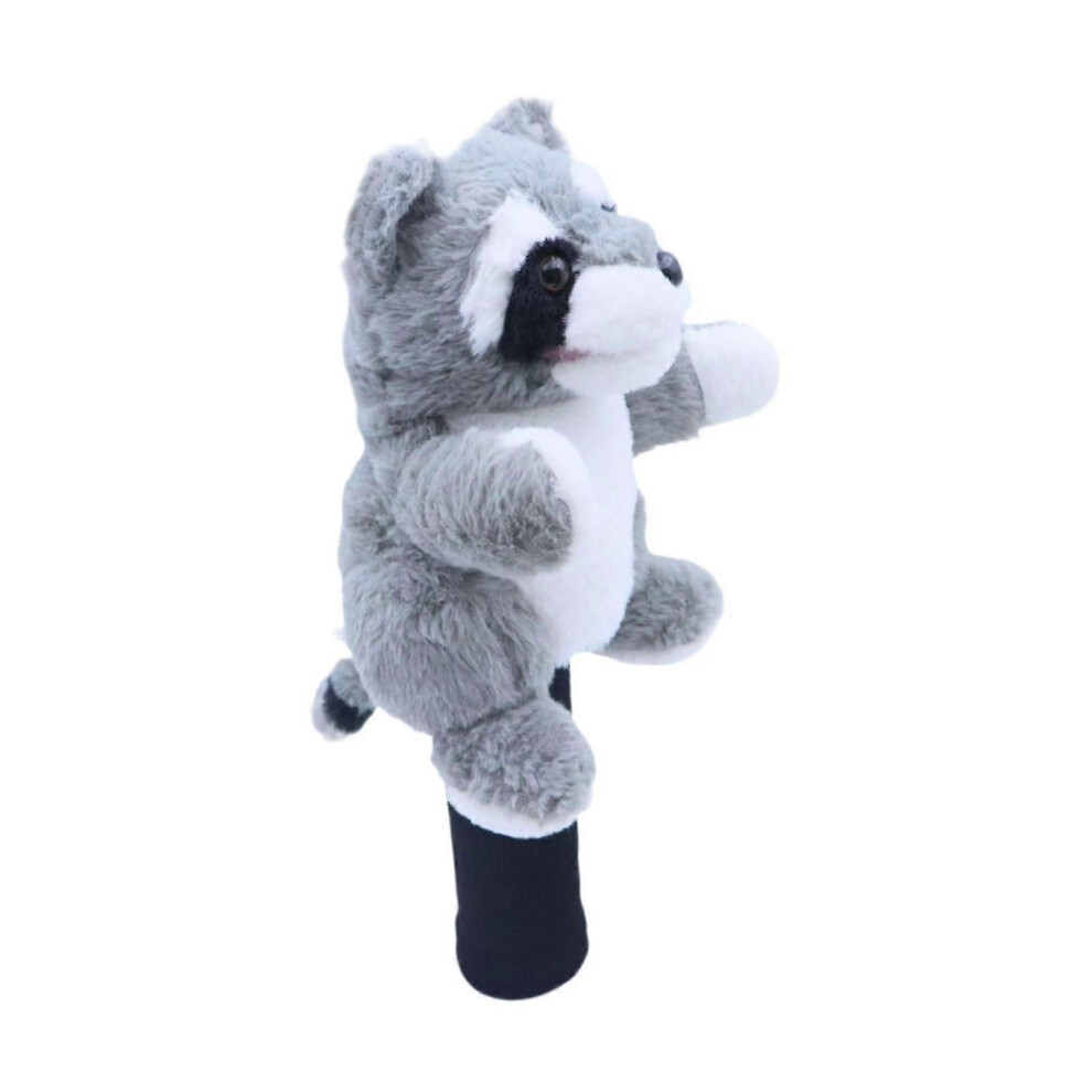 Photos - Golf Plush Raccoon  Wooden Driver Head Cover for Clubs - Soft & Durable