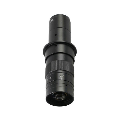 Φακός στήριξης C με ζουμ 180X 0.7X-4.5X για κάμερα μικροσκοπίου USB για βιομηχανικό χώρο